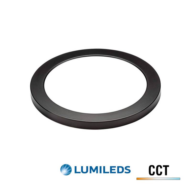 Downlight / Plafón Led BOL, 18W, LUMILED Chip, CCT ajustable, negro, 3000-4000-6000K - XauenBatt Iluminación