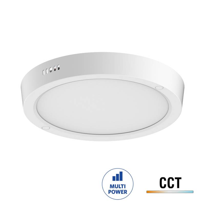 Plafón KRAMFOR 18W CCT y potencia ajustable para techo, 3000-4000-6000K - XauenBatt Iluminación