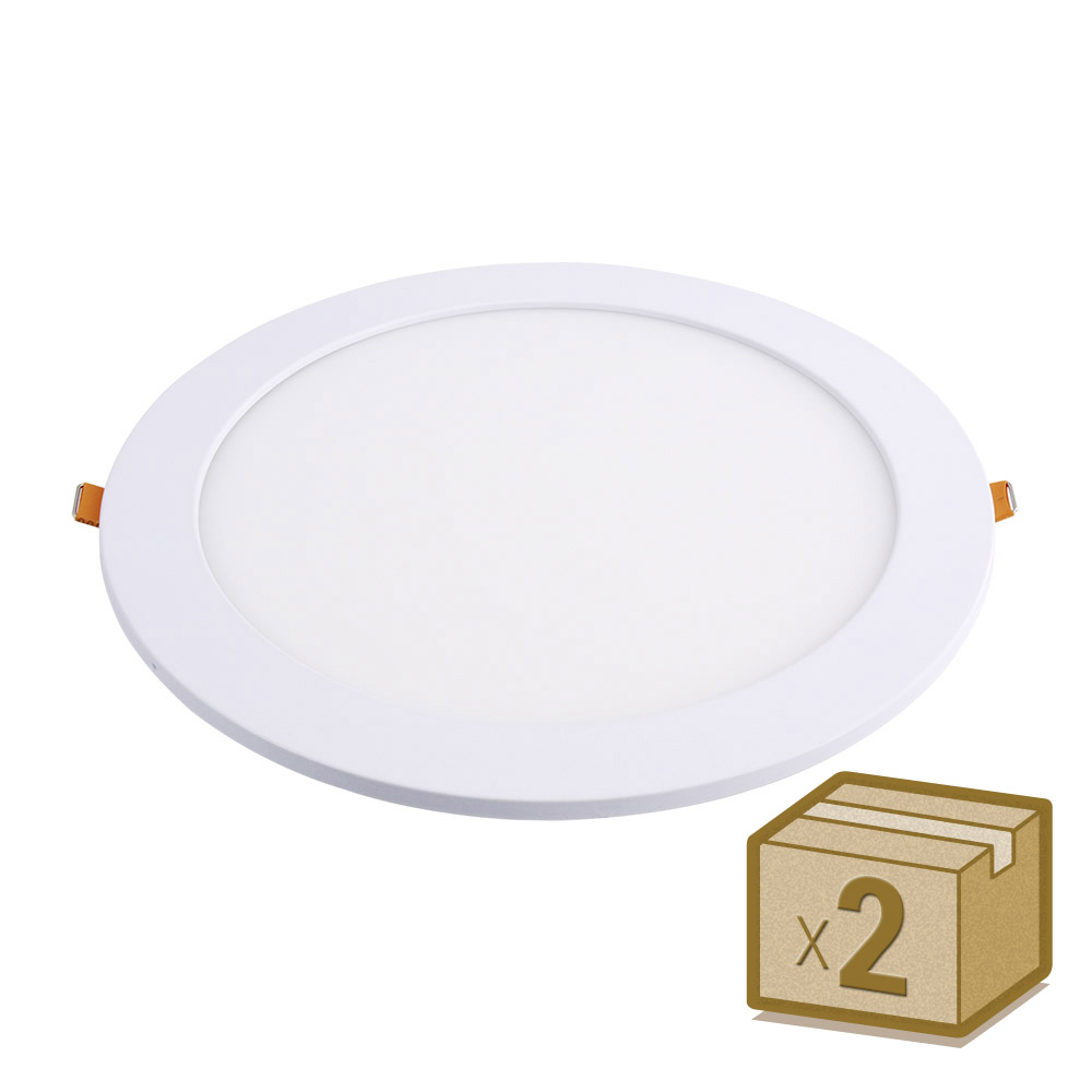 Pack 2 x Downlight Led FROSVIK 18W, Blanco cálido - XauenBatt Iluminación