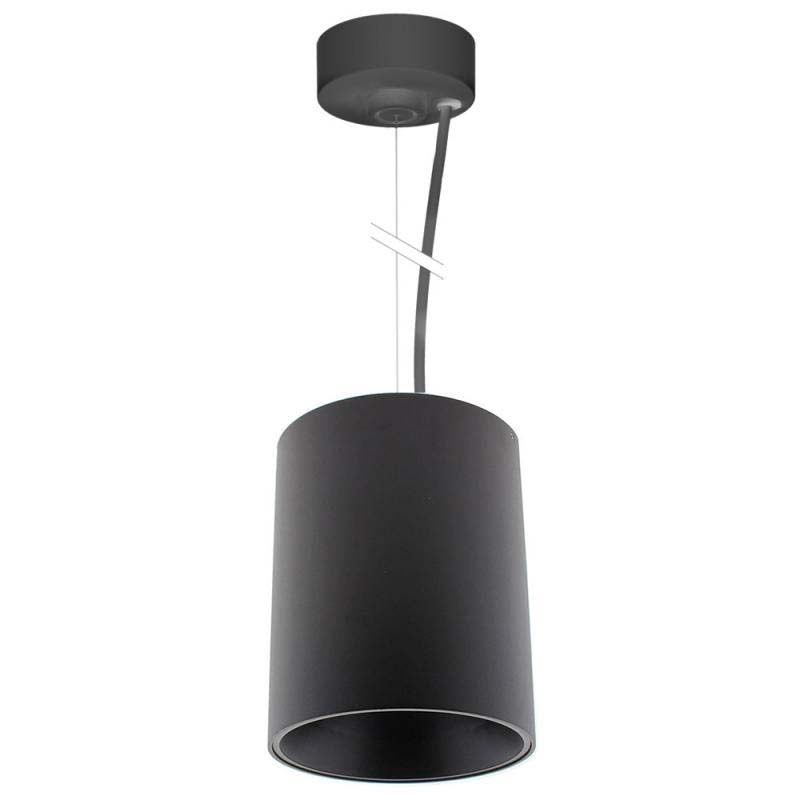 Lámpara de techo negra PROLUX Suspend Housing Round Ø135 - XauenBatt Iluminación