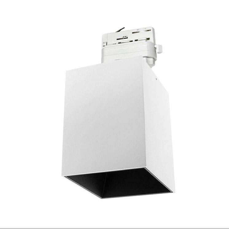 Foco de carril blanco PROLUX Rail Housing Square 110 - XauenBatt Iluminación