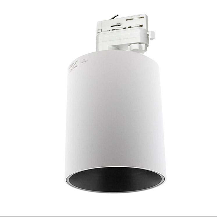 Foco LED Carril Trifásico Blanco PROLUX Rail Housing Round Ø135 - XauenBatt Iluminación