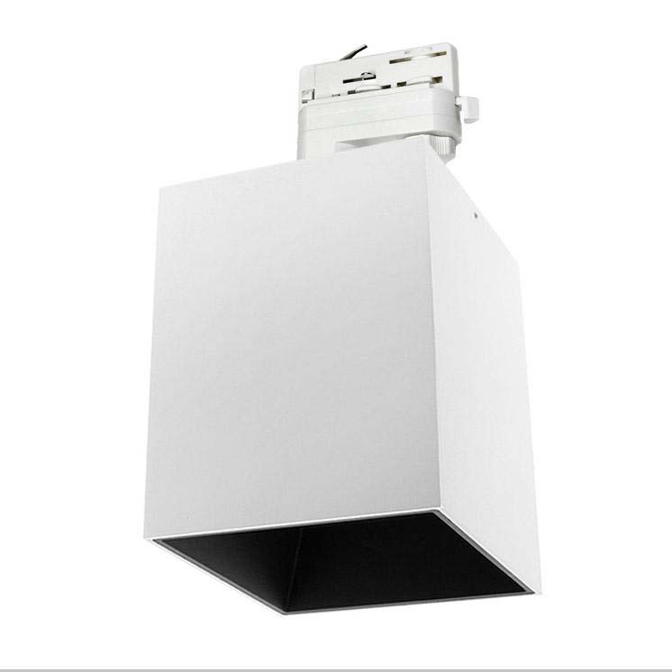 Foco LED Carril Trifásico Blanco PROLUX Rail Housing Square 135 - XauenBatt Iluminación