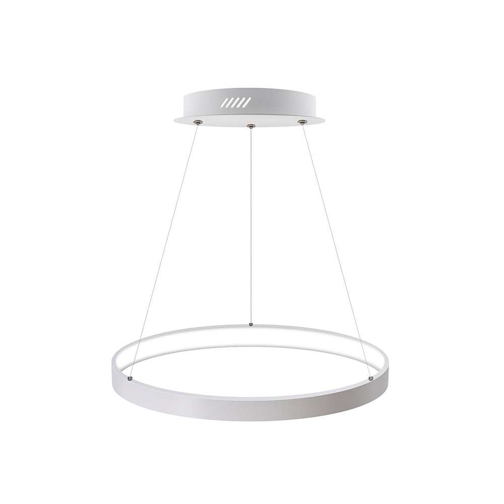 Luminaria superficie o suspendida CYCLE IN, 45W, blanco, Ø40cm, Blanco neutro - XauenBatt Iluminación