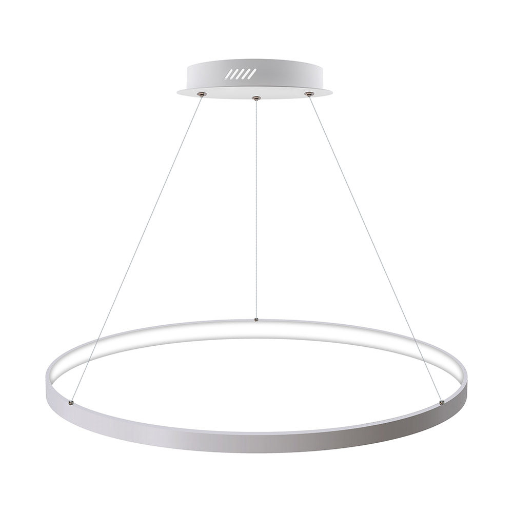 Luminaria superficie o suspendida CYCLE IN, 80W, blanco, Ø70cm, Blanco frío - XauenBatt Iluminación