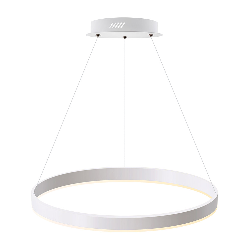Luminaria superficie o suspendida RING 37W, Ø600mm, Blanco neutro - XauenBatt Iluminación