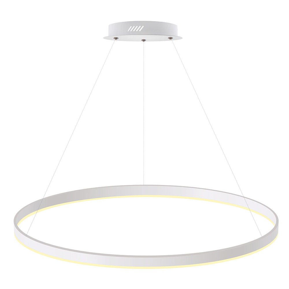 Luminaria superficie o suspendida RING 56W, Ø900mm, Blanco neutro - XauenBatt Iluminación