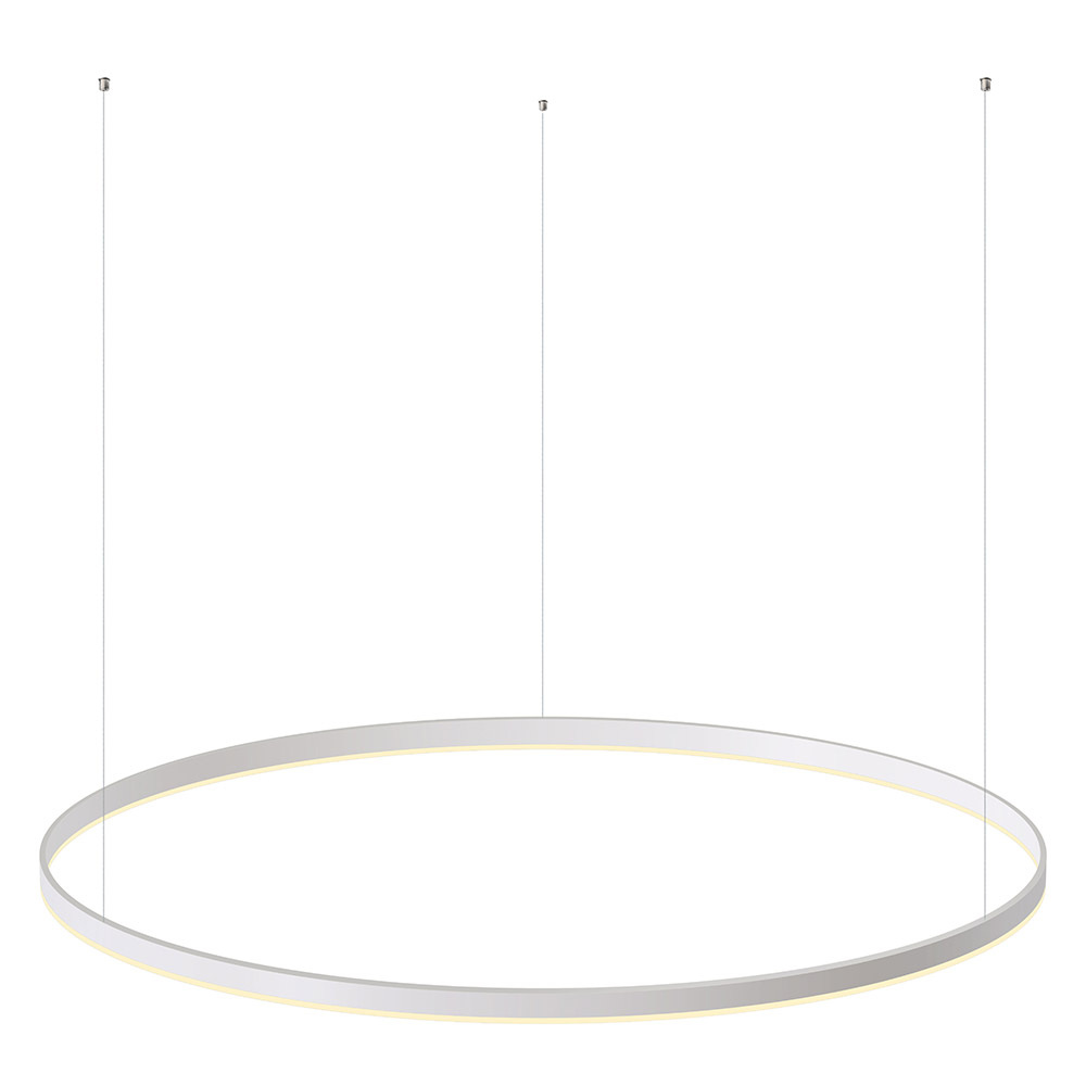 Luminaria superficie o suspendida RING 75W, Ø1200mm, Blanco cálido - XauenBatt Iluminación