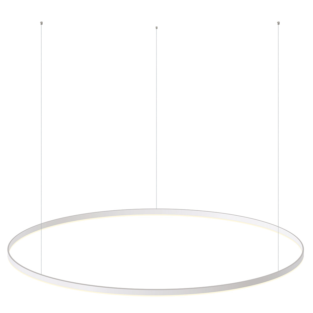 Luminaria superficie o suspendida RING 95W, Ø1500mm, Blanco neutro - XauenBatt Iluminación