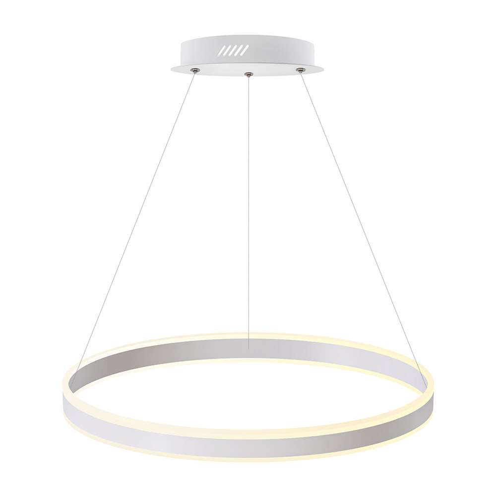 Luminaria colgante RING UP 76W, Ø600mm, CCT regulable, Blanco dual, regulable - XauenBatt Iluminación