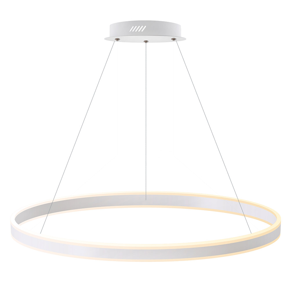 Luminaria colgante RING UP 125W, Ø1000mm, Blanco cálido - XauenBatt Iluminación
