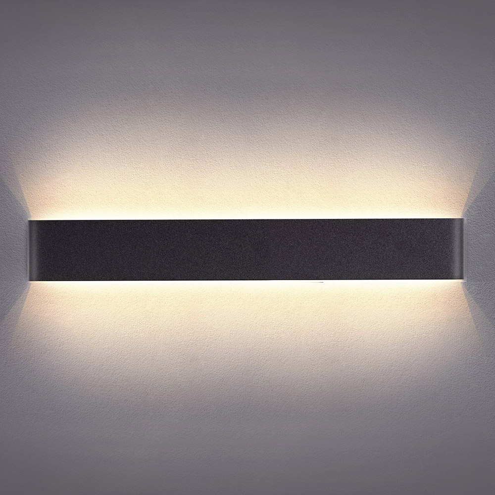 Aplique Led KLAN 720, 24W, negro, Blanco neutro - XauenBatt Iluminación