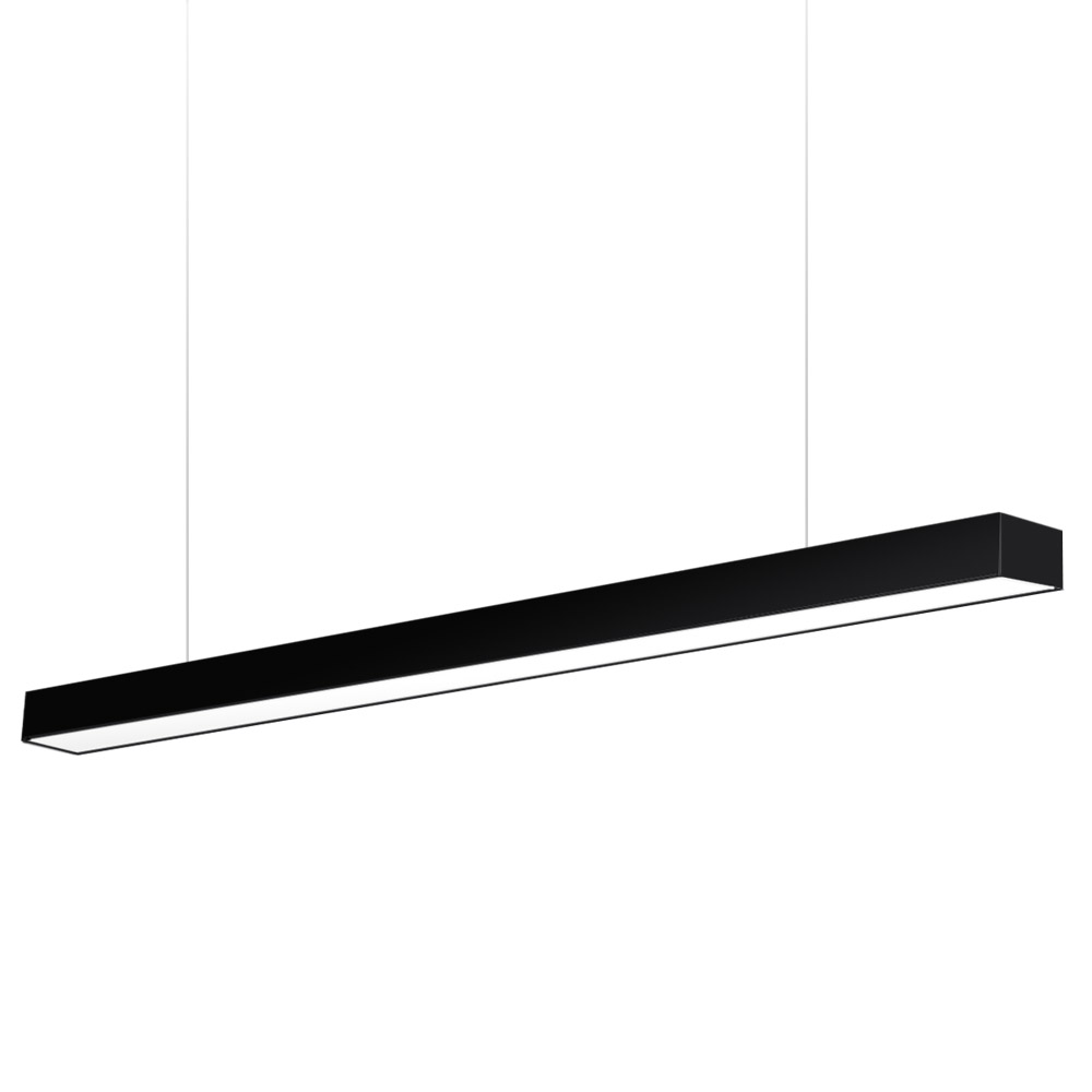 Lámpara colgante MOD SUSPEND, 30W, 150cm, superficie/suspendido, negro, Blanco cálido - XauenBatt Iluminación