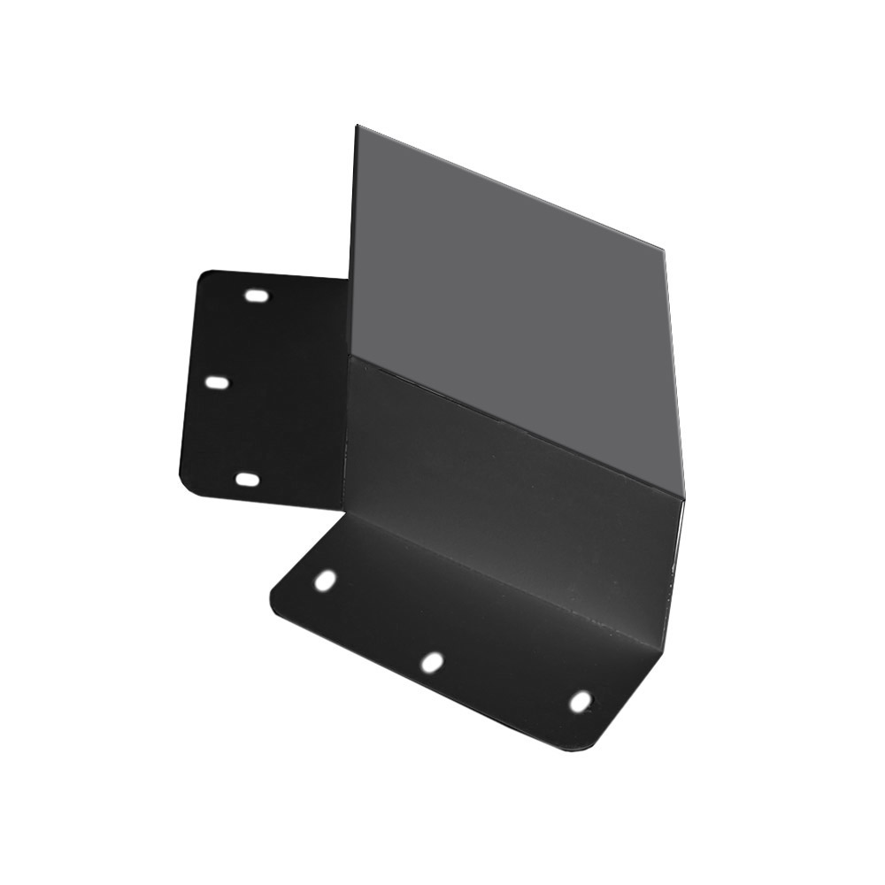 Unión doble 60° negra para luminaria lineal MOD - XauenBatt Iluminación