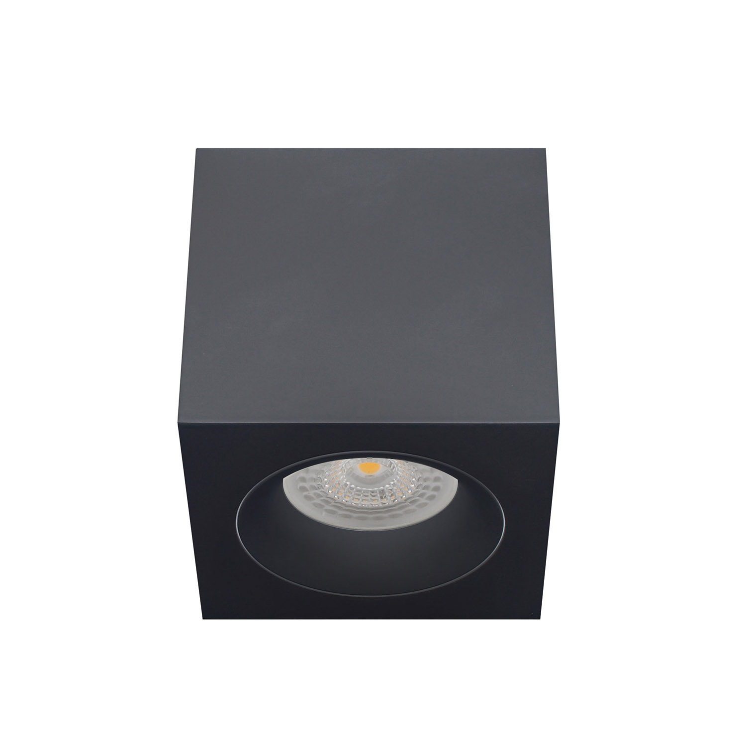 ARKOI Housing GU10, Aplique cuadrado techo negro - XauenBatt Iluminación