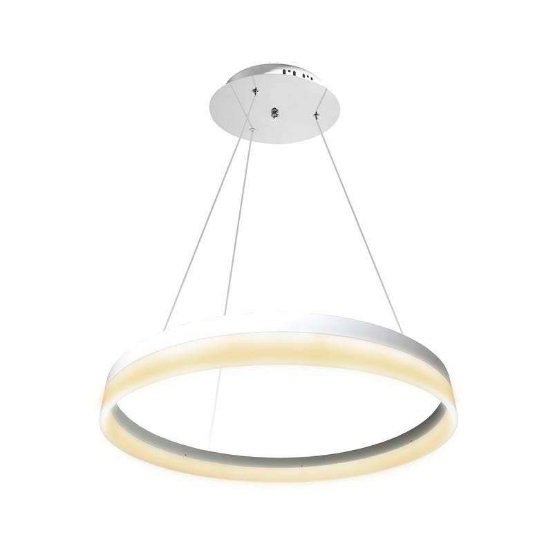 Luminaria colgante RING 50W, Ø80cm, Blanco frío - XauenBatt Iluminación