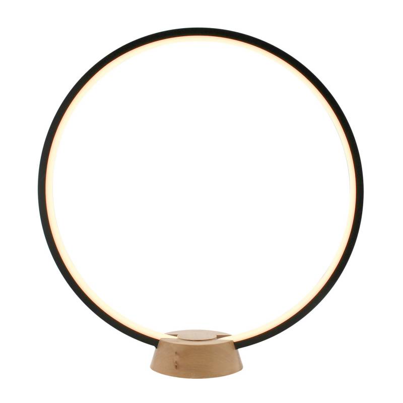 Lámpara de mesa CYCLE IN, 25W, antracita, Ø40cm, CCT, Blanco dual, regulable - XauenBatt Iluminación