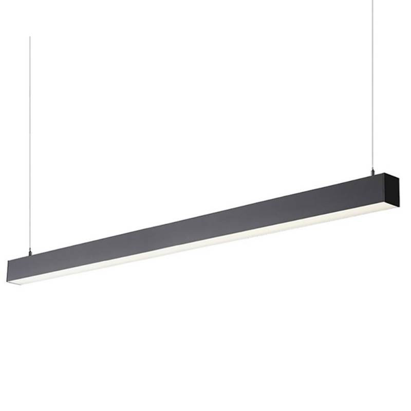 Lámpara colgante SERK LUMILED, 40W, 120cm, superficie/suspendido, negro, Blanco cálido - XauenBatt Iluminación
