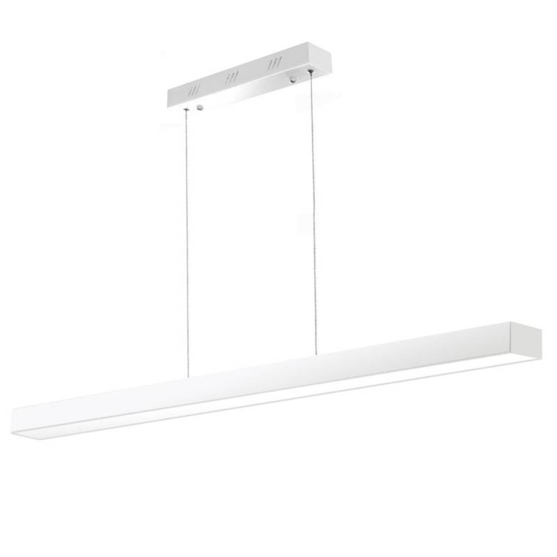 Lámpara colgante MOD SUSPEND, driver Lifud, 30W, 150cm, blanco, Blanco neutro - XauenBatt Iluminación
