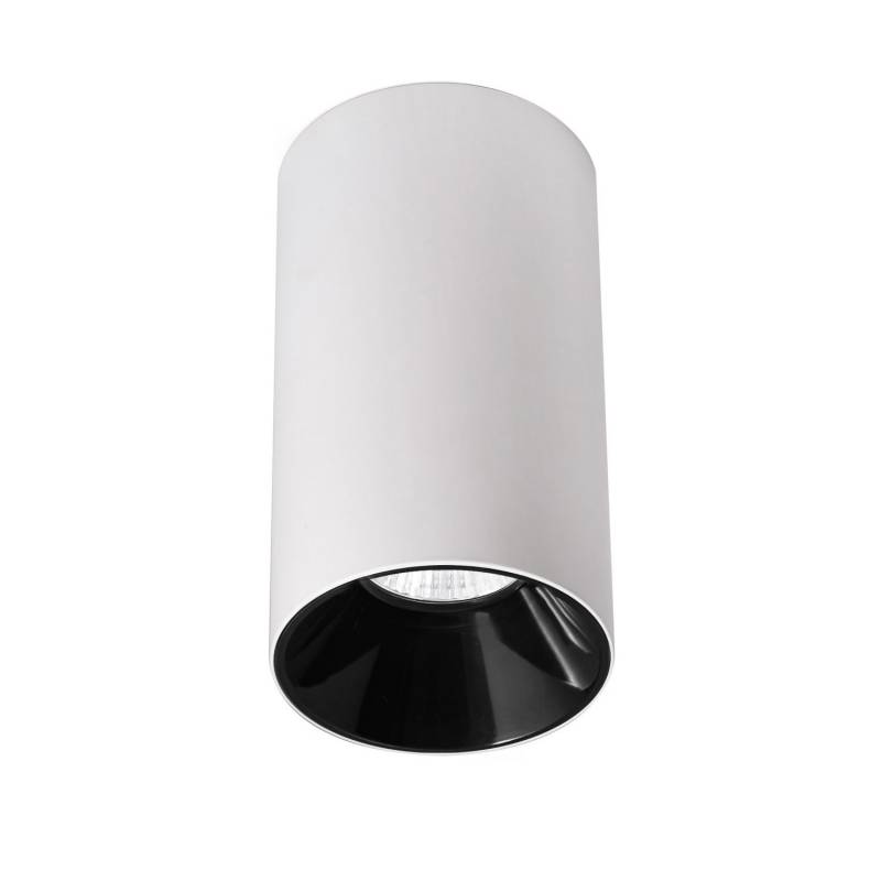 BOX Housing GU10, Aplique techo blanco/negro cromo - XauenBatt Iluminación