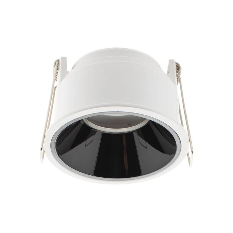 Downlight Led MOS UGR17 Round, 7W, blanco/negro cromo, Blanco neutro - XauenBatt Iluminación