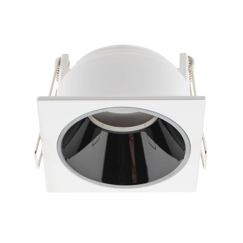 Downlight Led MOS UGR17 Square, 7W, blanco/negro cromo, Blanco neutro - XauenBatt Iluminación