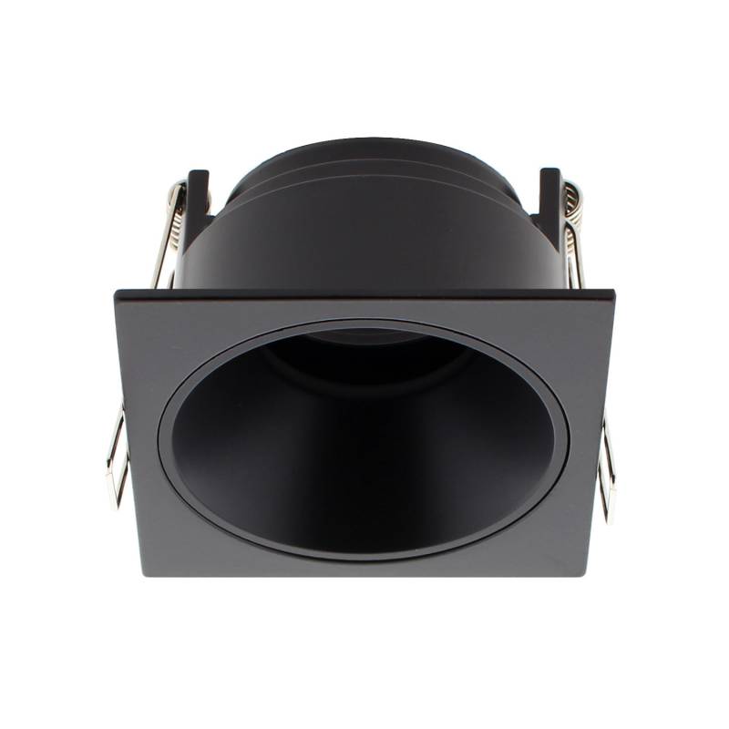 Downlight Led MOS UGR17 Square, 7W, negro/negro, Blanco cálido - XauenBatt Iluminación