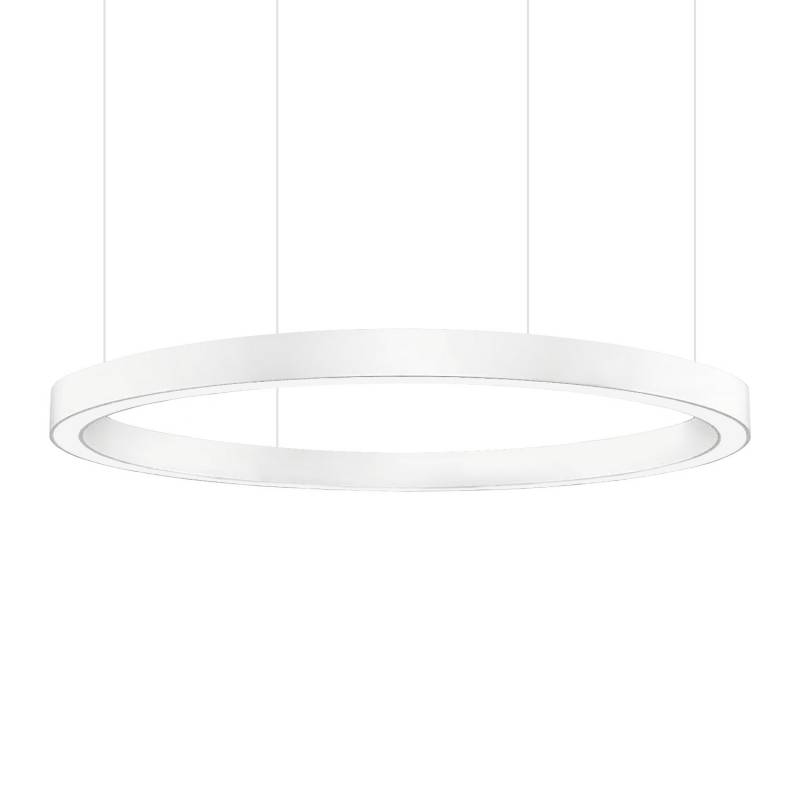 Luminaria superficie o suspendida MOON, 140W, Ø1200mm, blanco, Blanco neutro - XauenBatt Iluminación