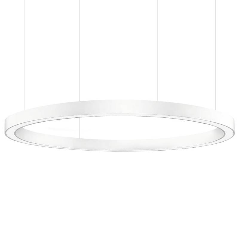 Luminaria superficie o suspendida MOON, 160W, Ø1400mm, blanco, Blanco cálido - XauenBatt Iluminación