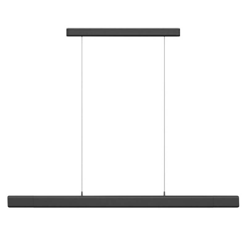 Lámpara colgante VISION, 30W, 120cm, 2 focos orientables, Sensor de mano, Regulable, antracita, Blanco cálido, regulable - XauenBatt Iluminación