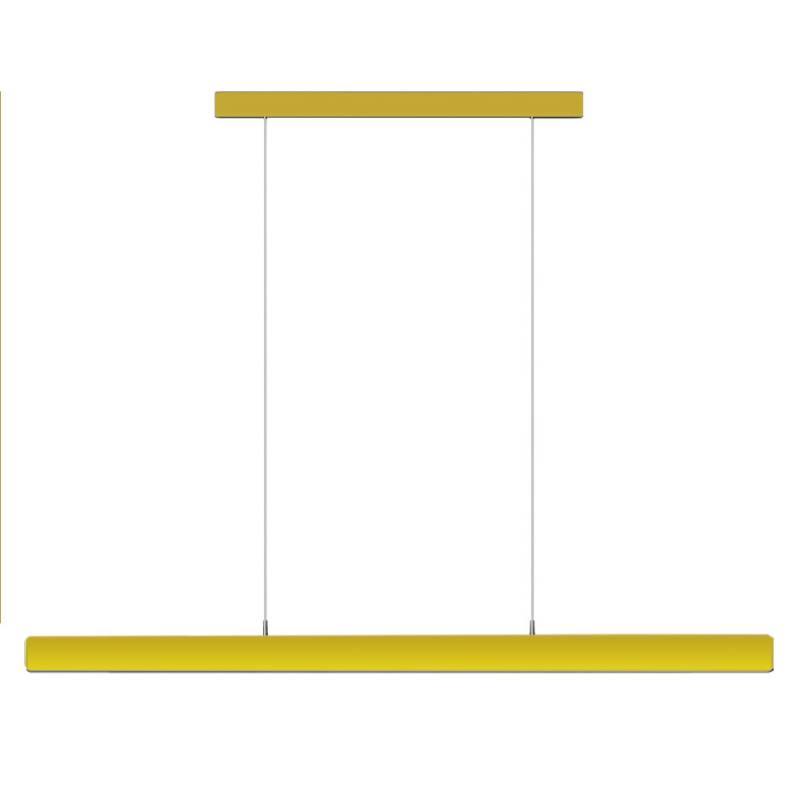 Lámpara colgante VISION, 30W, 120cm, 2 focos orientables, Sensor de mano, Regulable, golden, Blanco cálido, regulable - XauenBatt Iluminación