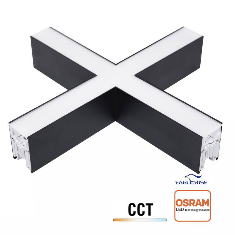 Conector X NEXO, 24W, 3CCT, negro, 3000-4000-6000K - XauenBatt Iluminación