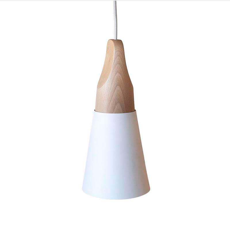 Lámpara colgante KONO Blanco, E27 - XauenBatt Iluminación