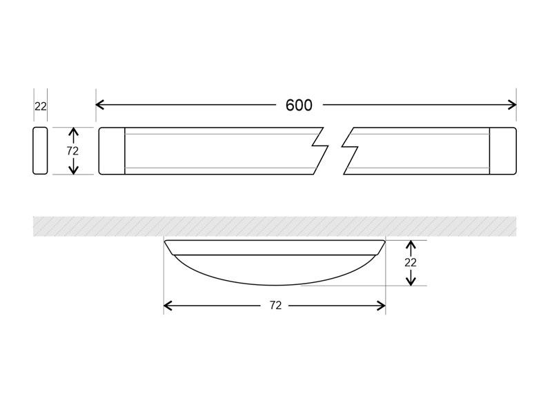 Paneles led 10104-77 esquema