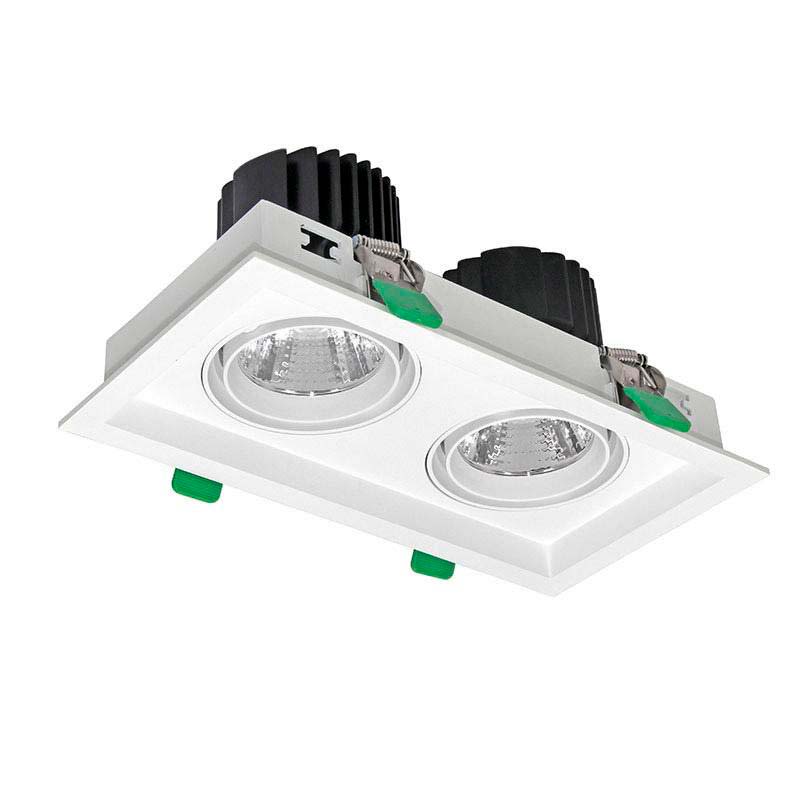 Downlight Led, KARDAN, 2 focos, 60W, Blanco frío - XauenBatt Iluminación