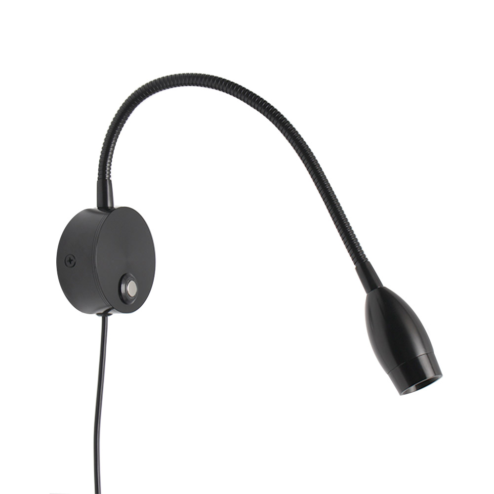 Luminaria NOTO FLEX, USB, 300mm, 3W, negro, Blanco neutro - XauenBatt Iluminación