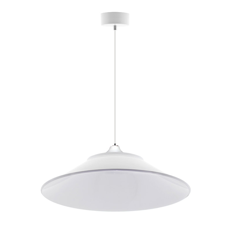 Lámpara colgante INDUSTRIAL LAMP blanco Housing 120º Ø485mm - XauenBatt Iluminación