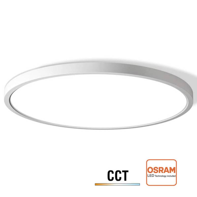 Plafón / Downlight Led MOON KRAMFOR 40-44-48W chip OSRAM, Ø583mm, CCT + Night Light, blanco, 3000-4000-6000K - XauenBatt Iluminación