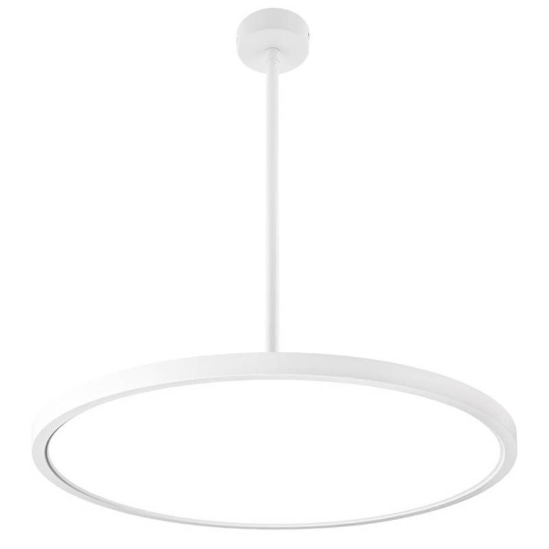 Lámpara colgante Led MOON KRAMFOR 40-44-48W chip OSRAM, Ø583mm, CCT + Night Light, suspendido con barra fija, 3000-4000-6000K - XauenBatt Iluminación