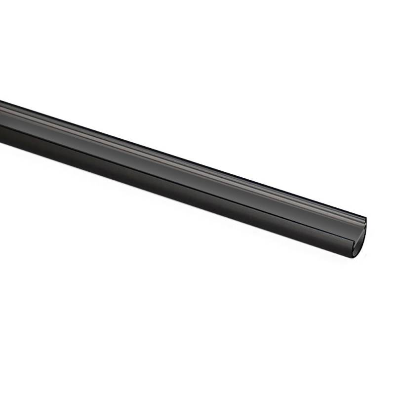 VITRA-S Perfil Aluminio 2m, negro - XauenBatt Iluminación