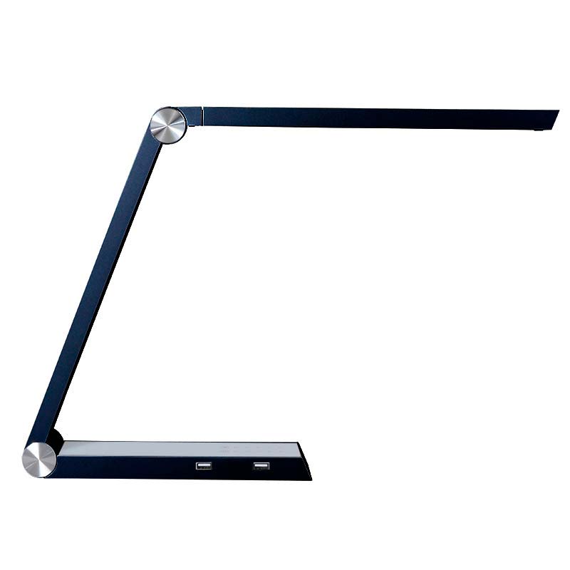 Lámpara de estudio Negro TRIANGLE con Cargador Inalámbrico TI, Blanco dual, regulable - XauenBatt Iluminación
