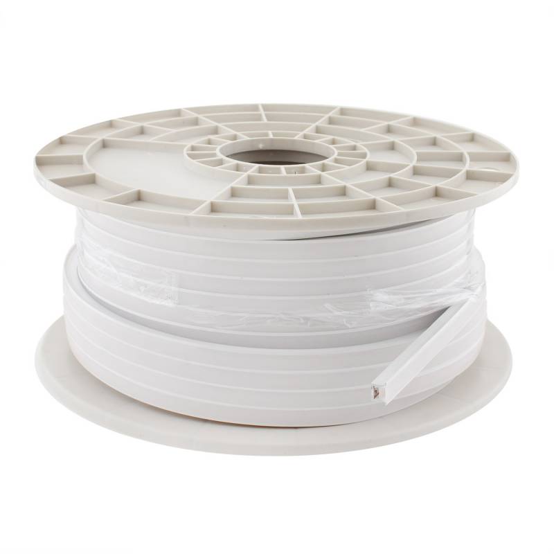 NEON Flex LED LUX COB 10x10mm, DC24V, 8,5W/m, carrete 50 metros, IP67, Corte Libre, Blanco neutro - XauenBatt Iluminación