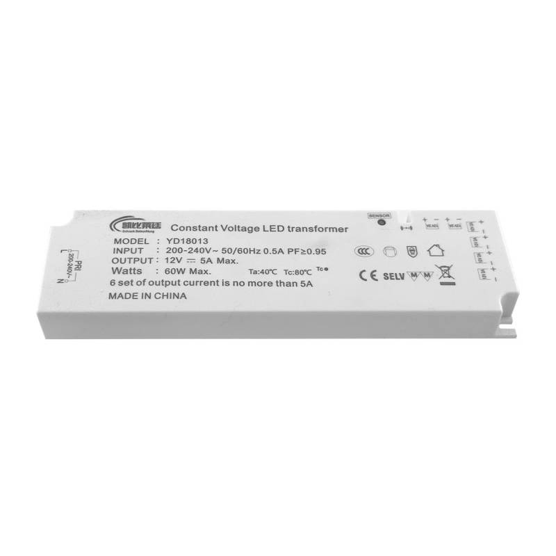 Fuente de alimentación DC12V/60W/5A, 6 salidas, sensor control - XauenBatt Iluminación