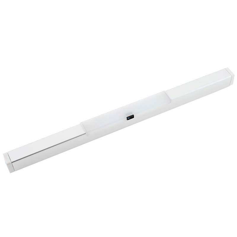 Spot Led ZOR BAR con sensor IR batería (pilas) para armarios y cajones, Blanco neutro - XauenBatt Iluminación
