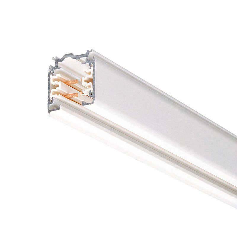 Carril trifásico con conector, 1 metro, blanco - XauenBatt Iluminación