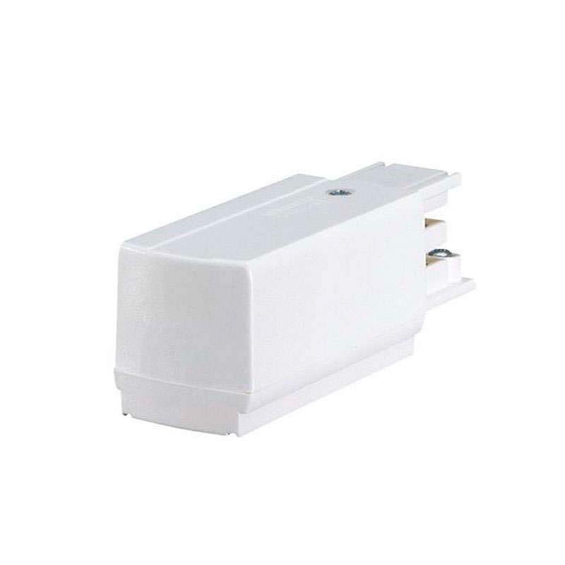 Conector carril trifásico a red, blanco - XauenBatt Iluminación
