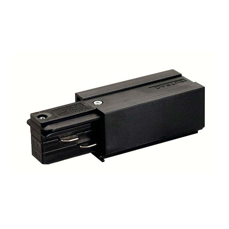Conector carril trifásico a red, negro - XauenBatt Iluminación