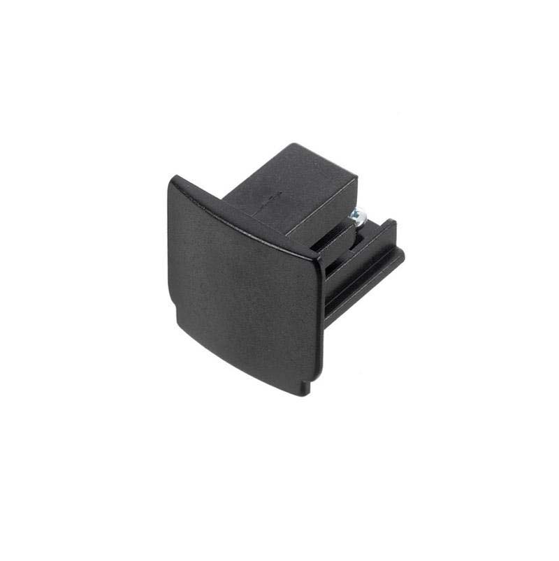 Tapa final carril trifásico, negro - XauenBatt Iluminación