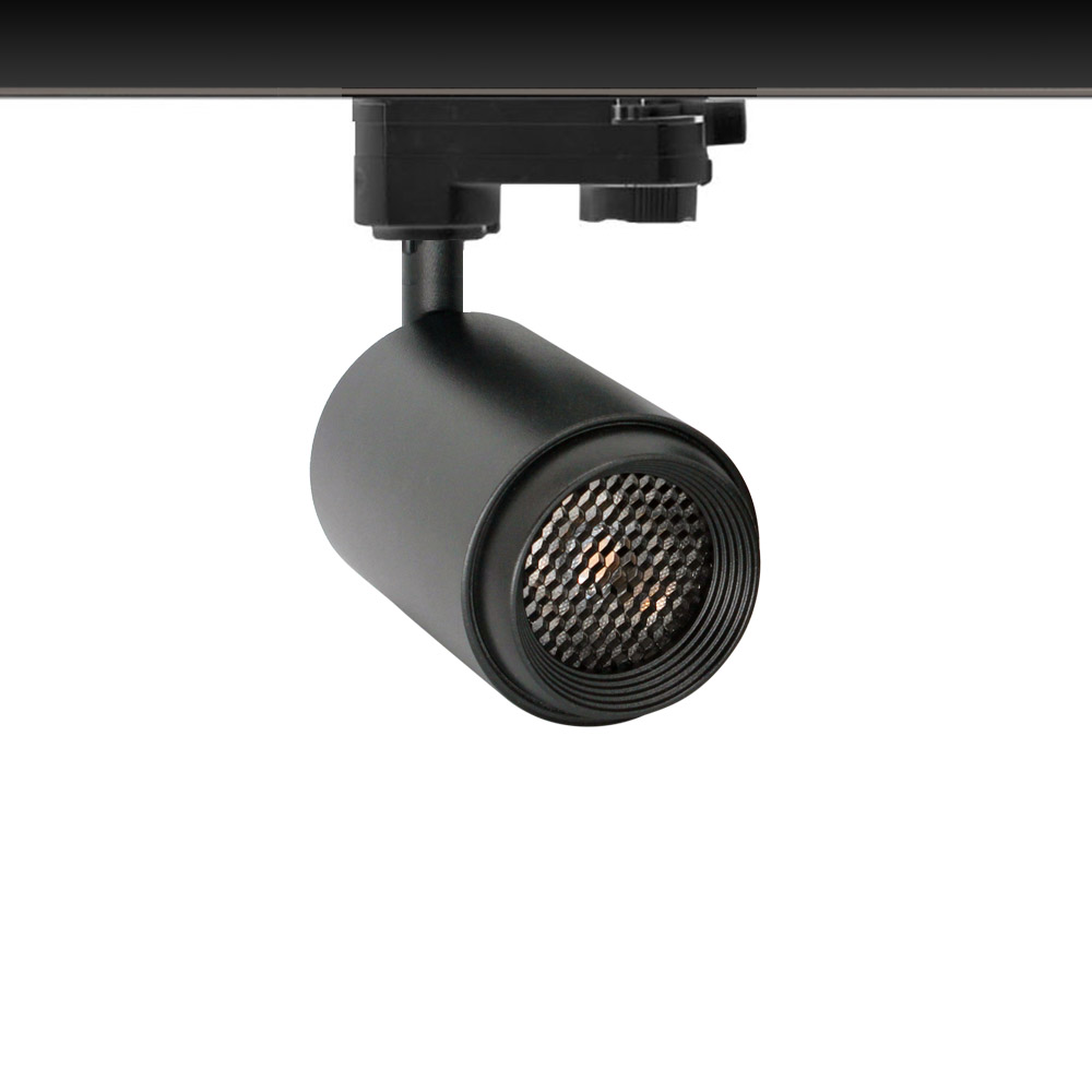 Foco carril Monofásico mini CRONOLUX RAIL LED negro 12W, CRI>90, Blanco neutro - XauenBatt Iluminación
