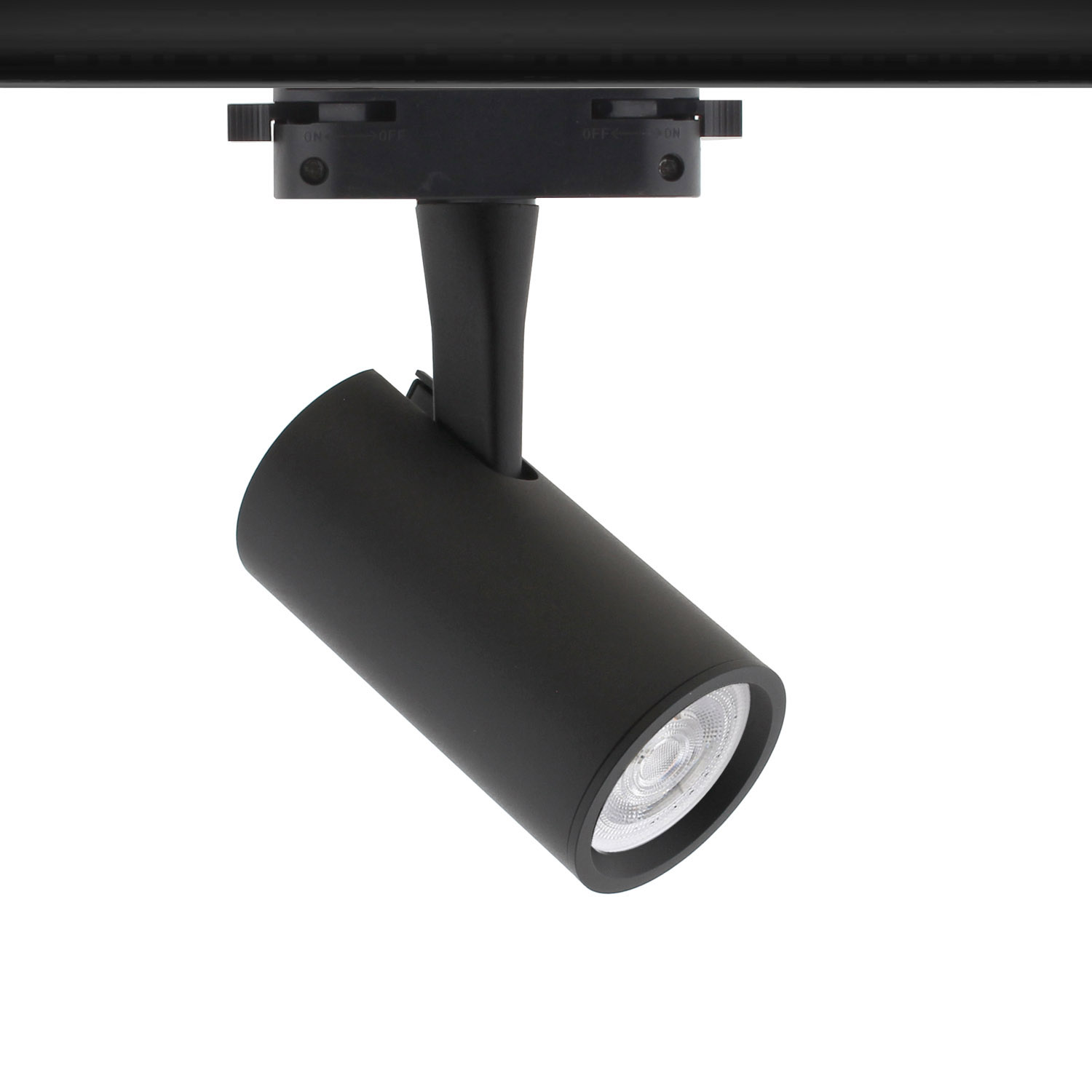 Foco LED RAIL KAT, 7W, negro, monofásico, Blanco frío - XauenBatt Iluminación